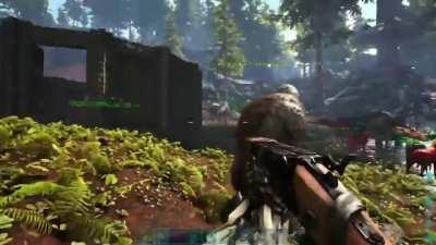 walk into base, shit, eat 2 shotgun shots like its nothing, leave.