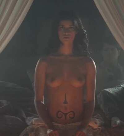 Anya Chalotra plots in The Witcher