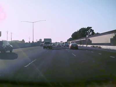 [USA][CA] Tesla on Autopilot hits a truck that merged into its lane