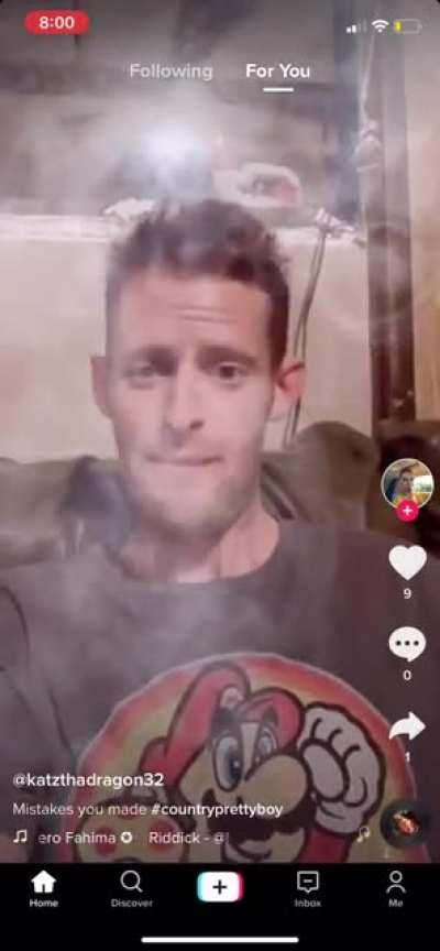 I don’t think he bothered to learn the lines before trying to lip sync them