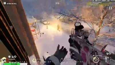 A cop just 180° and shot my grenade midair and kept walking. what a f*cking chad.