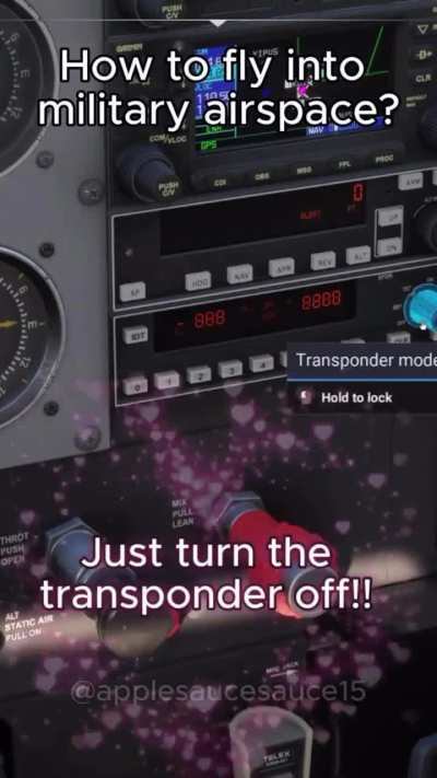 How to fly into military airspace