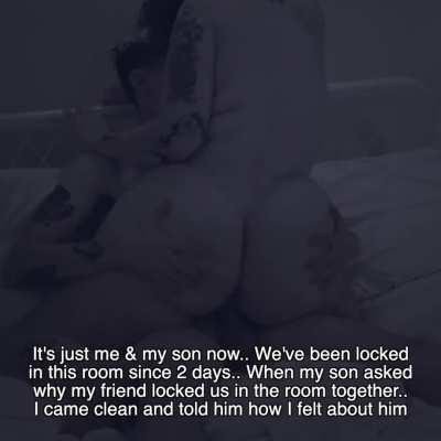 Locked in the room with her stepson