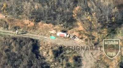 New Ukrainian DIY kamikaze drone passed the test by successfully flying into enemy’s dugout. More on the way