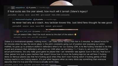 DONT EVER DOUBT ZINEDINE ZIDANE. FUCK R/SOCCER