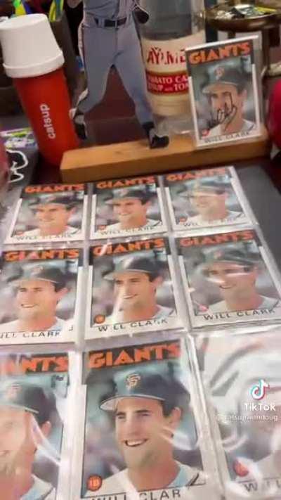 Baseball card collection