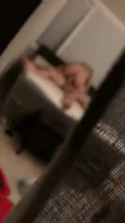 The ultimate cuck scenario: watching from closet