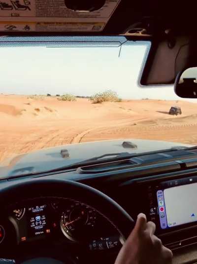 On a Newbie track to Pink Rock Dubai