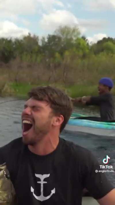 That is only way to react to this kind of catch