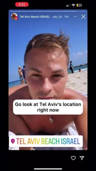 Life in Gaza vs Tel Aviv....