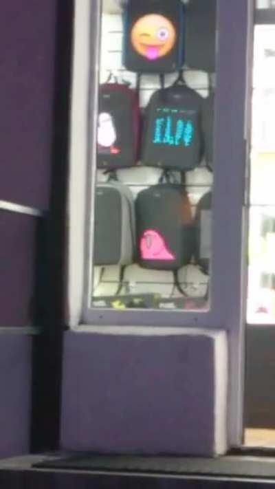 These backpacks. Especially the party parrot one