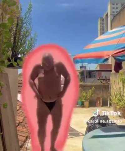 Sunbathing in Brazil 