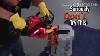 Funny bearded bucket dance