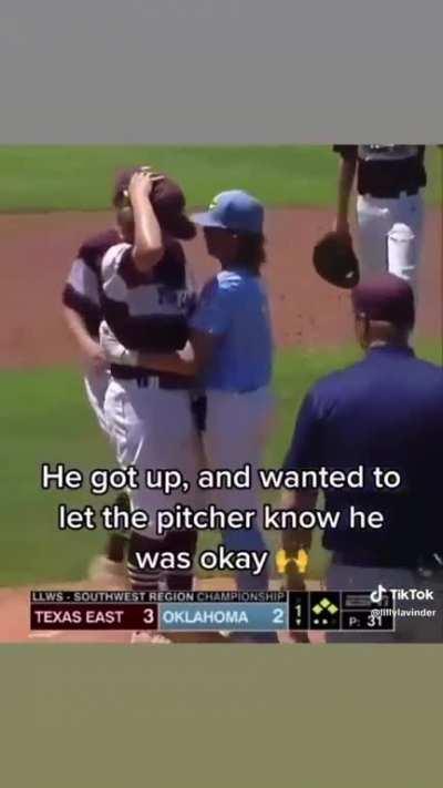 Great sportsmanship 