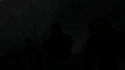 When going first person (in this case using a battering ram) you can look into your own body. But I didn't expect to find this: