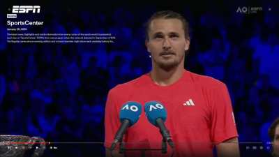 Zverev jeered by woman in Australian Open crowd after his loss to Sinner