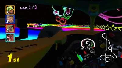 As requested... Lando Norris hotlap around Rainbow Road
