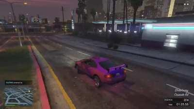 Friends and I were racing and I had a tragic accident.