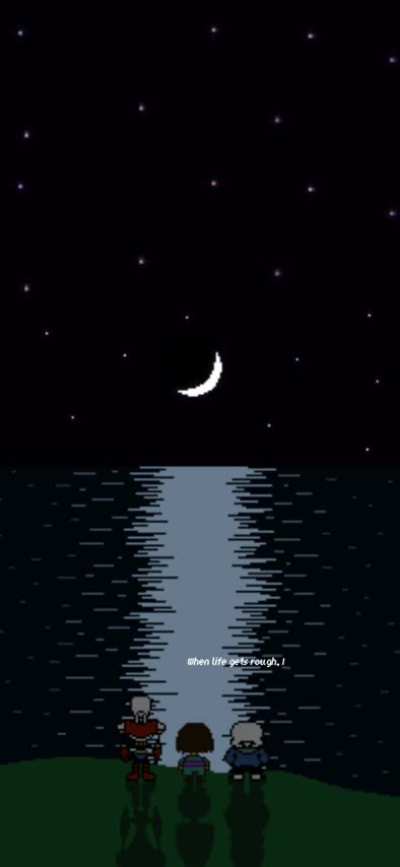 Chilling with Sans and Papyrus for a bit.