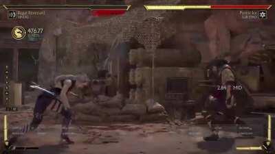 Is this the most difficult true combo to do in MK11? Took me hours to get it right.