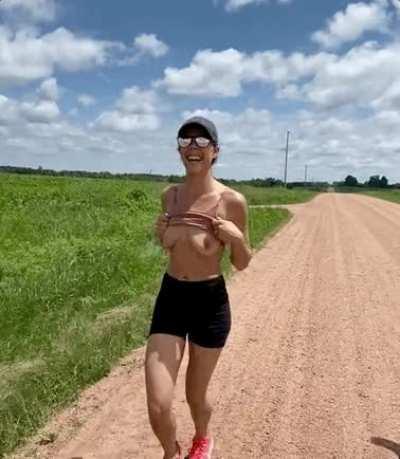 Out (f)or a run 😜