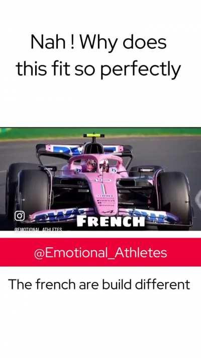 The French are built different