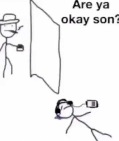 No dad. I’m not okay.