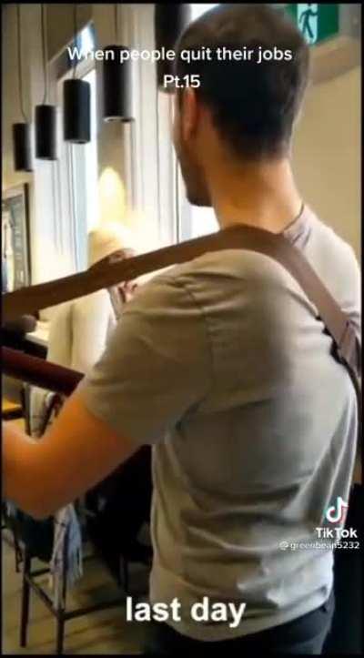 Found on tiktok. Barista has had it with the company.