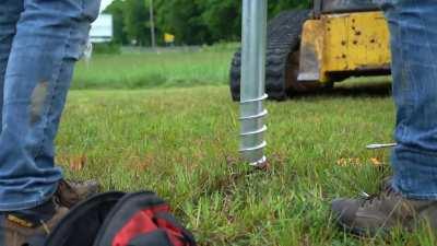 Ground screws: has anyone ever worked with them before?