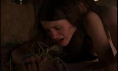 Natalia Dyer being used rough