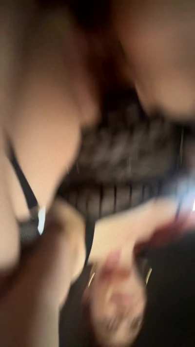 My favorite kind of risk? Doing it where someone might see.