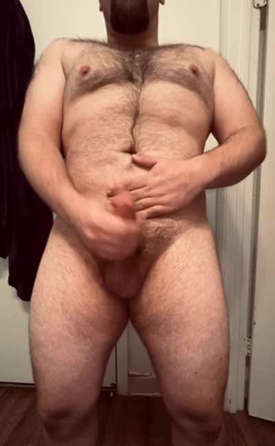 Daddy’s lubing it up to shove in your hole!