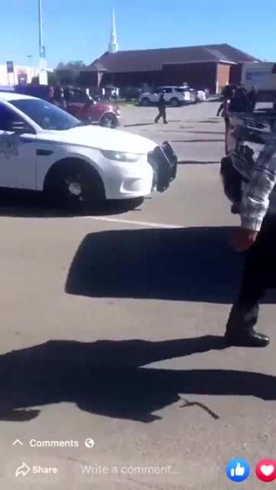 A pro Trump caravan, escorted by Fort Worth police, tried to intimidate voters by driving through a polling station in a predominantly Black neighborhood. But the community wasn’t having it.