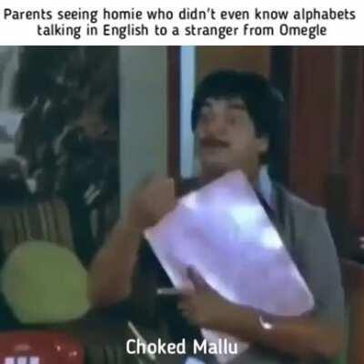 I can talk English, walk english