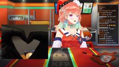 Kiara's special ending to her cooking stream