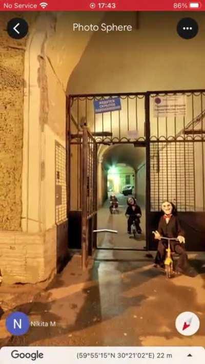 Just normal night in St Petersburg Russia I guess