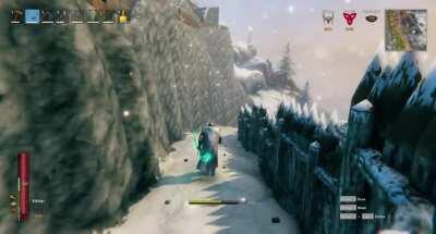 Valheim Mountain path to help cart over 20+ silver nodes