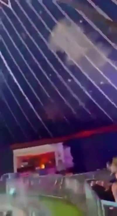 Human cannonball stunt fail