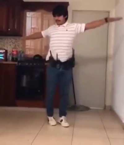 Narco living in the present moment.