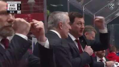 Avangard Omsk win KHL Gagarin Cup 2021 thanks to goal by Tolchinsky and Hrubec shoot out in Game 6 vs CSKA.