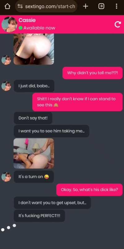 Your wife had to find a bull who's dick is bigger than yours