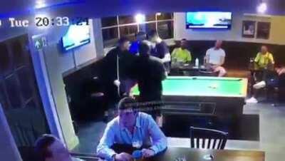 Don't mess around during a pool game