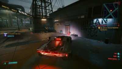 This woman REALLY didn't appreciate me running over her leg.