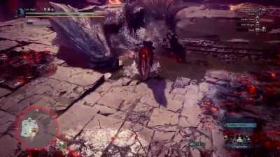 Impaling Fatalis with FFXIV Jump emote