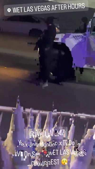 More footage of Ye recording the MV at Las Vegas