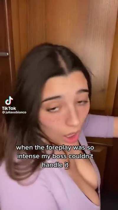 I couldn't handle it 