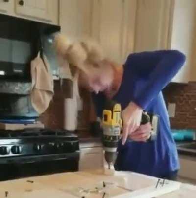 HMC while I try to drill.