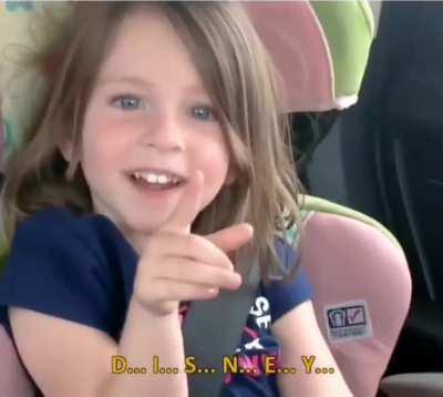 Aw look at that joy on her face