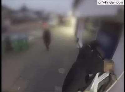 wrong time to rob a granny