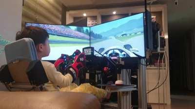 My son's driving (F1 + F1)